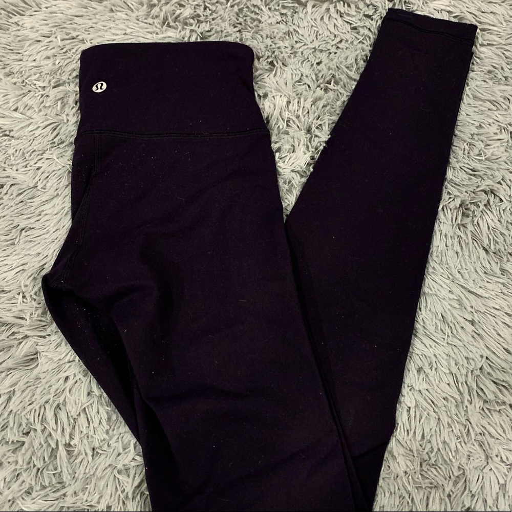 Navy Blue Full Length Lululemon Leggings